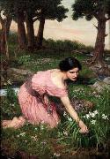 John William Waterhouse Spring Spreads One Green Lap of Flowers china oil painting reproduction